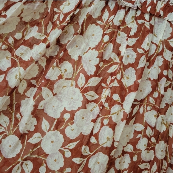 Doen Caramel dress in Red Ambridge Floral, sz s - Picture 5 of 15